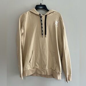 Alpha Country Training + Nutrition Base Layer Hoodie in Sand Light Tan,  L
